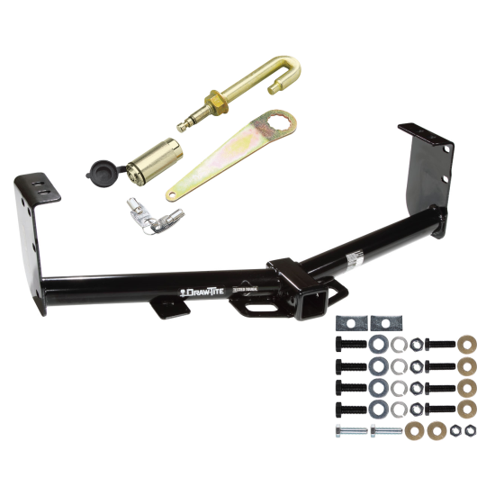 Trailer Tow Hitch For 07-21 Toyota Class 3 2" Towing Receiver w/ J-Pin Anti-Rattle Lock