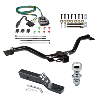 Trailer Tow Hitch For 13-17 Buick Enclave Chevy Traverse GMC Acadia Complete Package w/ Wiring and 1-7/8" Ball