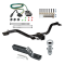 Trailer Tow Hitch For 13-17 Buick Enclave Chevy Traverse GMC Acadia Complete Package w/ Wiring and 1-7/8" Ball