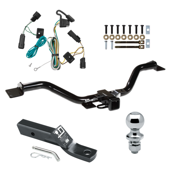 Trailer Tow Hitch For 07-09 Saturn Outlook Complete Package w/ Wiring and 1-7/8" Ball