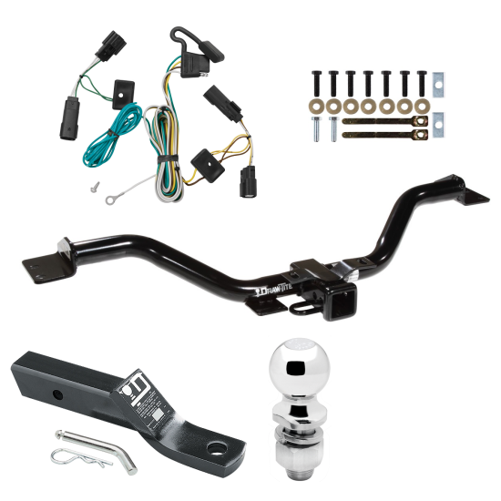 Trailer Tow Hitch For 07-09 Saturn Outlook Complete Package w/ Wiring and 2" Ball