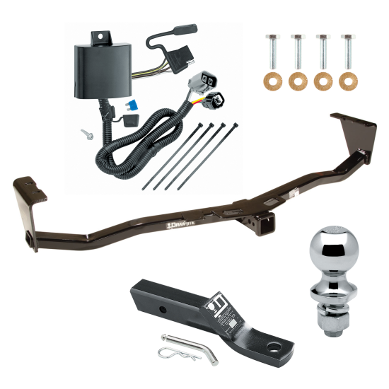 Trailer Tow Hitch For 07-12 Hyundai Veracruz Complete Package w/ Wiring and 1-7/8" Ball