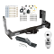 Trailer Tow Hitch For 14-22 Mercedes-Benz Sprinter 2500 3500 Complete Package w/ Wiring and 2" Ball