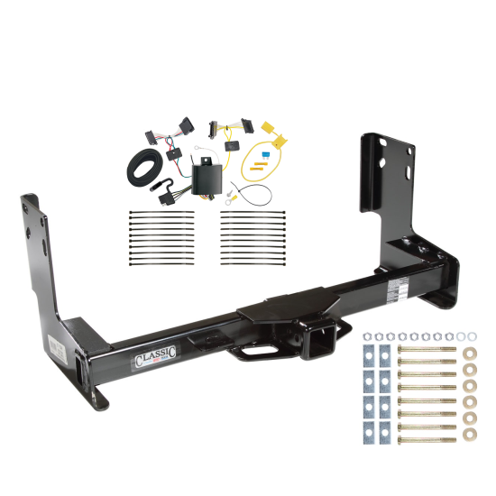 Trailer Tow Hitch For 14-22 Mercedes-Benz Sprinter 2500 3500 Freightliner Sprinter w/ Wiring Harness Kit without Factory Step Bumper