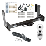 Trailer Tow Hitch For 07-22 Mercedes-Benz Freightliner Sprinter 2500 3500 07-09 Dodge Sprinter 3500 Complete Package w/ Wiring and 2" Ball