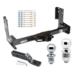 Trailer Tow Hitch For 07-24 Mercedes-Benz Freightliner Sprinter 2500 3500 07-09 Dodge Sprinter 3500 Receiver w/ 1-7/8" and 2" Ball