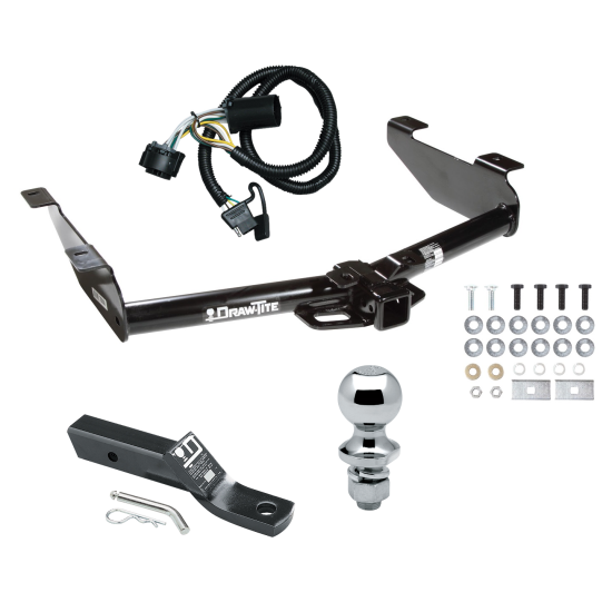 Trailer Tow Hitch For 07-10 Chevy Silverado GMC Sierra 2500 3500 HD Complete Package w/ Wiring and 1-7/8" Ball