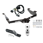 Trailer Tow Hitch For 07-10 Chevy Silverado GMC Sierra 2500 3500 HD Complete Package w/ Wiring and 2" Ball