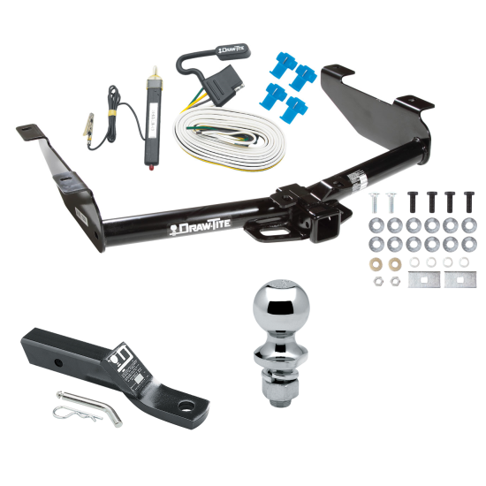 Trailer Tow Hitch For 01-07 Chevy Silverado GMC Sierra 2500 HD 3500 Complete Package w/ Wiring and 1-7/8" Ball