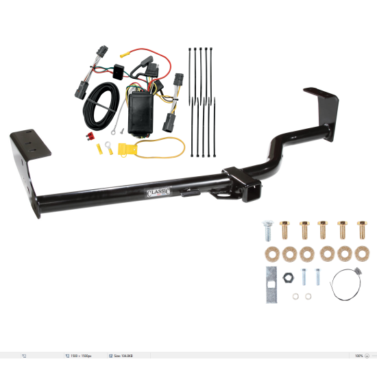 Trailer Tow Hitch For 07-10 KIA Sedona w/ Wiring Harness Kit