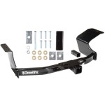 Trailer Tow Hitch For 07-13 Mitsubishi Outlander Platform Style 2 Bike Rack w/ Anti Rattle Hitch Lock