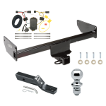 Trailer Tow Hitch For 2012 Chevy Captiva Sport 08-09 Saturn Vue Complete Package w/ Wiring and 1-7/8" Ball