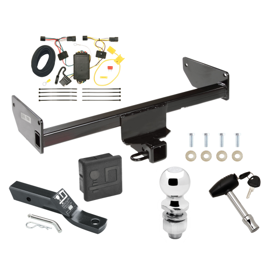 Trailer Tow Hitch For 2012 Chevy Captiva Sport 08-09 Saturn Vue Deluxe Package Wiring 2" Ball and Lock