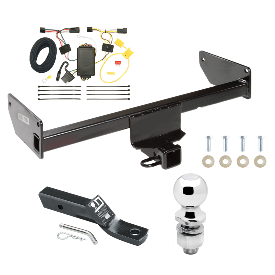 Trailer Tow Hitch For 2012 Chevy Captiva Sport 08-09 Saturn Vue Complete Package w/ Wiring and 2" Ball