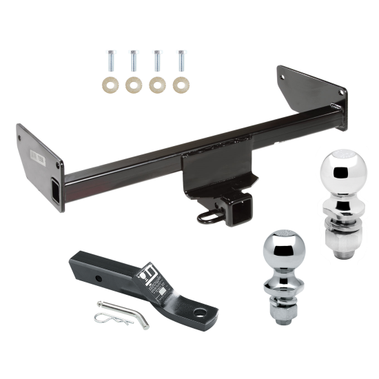 Trailer Tow Hitch For 12-15 Chevy Captiva Sport 08-09 Saturn Vue Receiver w/ 1-7/8" and 2" Ball