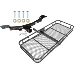 Trailer Tow Hitch For 05-10 Hyundai Tucson 05-10 KIA Sportage Basket Cargo Carrier Platform w/ Hitch Pin