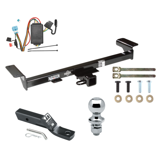 Trailer Tow Hitch For 07-09 Acura RDX Complete Package w/ Wiring and 1-7/8" Ball