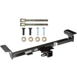 Trailer Tow Hitch For 07-09 Acura RDX Platform Style 2 Bike Rack w/ Anti Rattle Hitch Lock