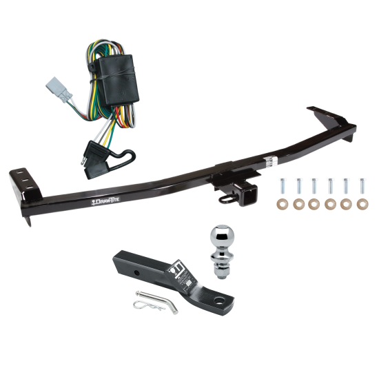 Trailer Tow Hitch For 03-08 Honda Pilot 01-06 Acura MDX Complete Package w/ Wiring and 1-7/8" Ball