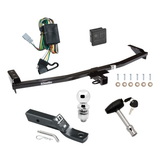 Trailer Tow Hitch For 03-08 Honda Pilot 01-06 Acura MDX Deluxe Package Wiring 2" Ball and Lock