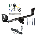 Trailer Tow Hitch For 07-18 BMW X5 Complete Package w/ Wiring and 1-7/8" Ball