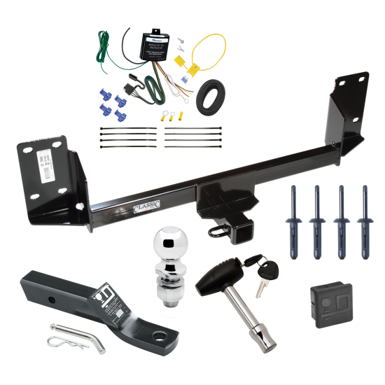 Trailer Tow Hitch For 07-18 BMW X5 Deluxe Package Wiring 2" Ball and Lock