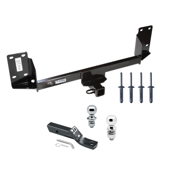 Trailer Tow Hitch For 07-18 BMW X5 Receiver w/ 1-7/8" and 2" Ball