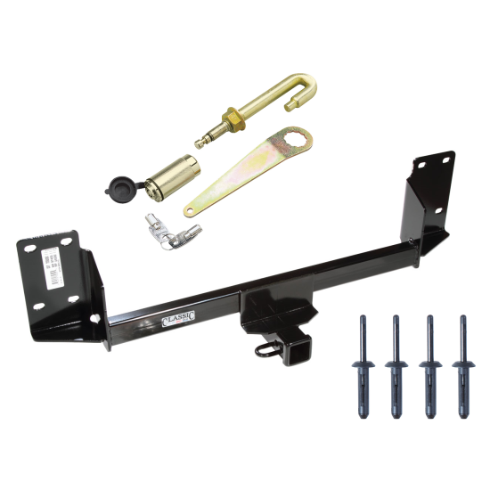 Trailer Tow Hitch For 07-18 BMW X5 Class 3 2" Towing Receiver w/ J-Pin Anti-Rattle Lock