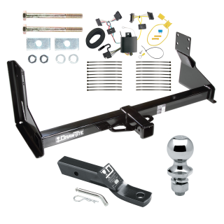 Trailer Tow Hitch For 14-22 Mercedes-Benz Freightliner Sprinter 2500 3500 Complete Package w/ Wiring and 1-7/8" Ball with factory step bumper