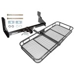 Trailer Tow Hitch For 07-24 Dodge Freightliner Mercedes-Benz Sprinter 2500 3500 Basket Cargo Carrier Platform w/ Hitch Pin