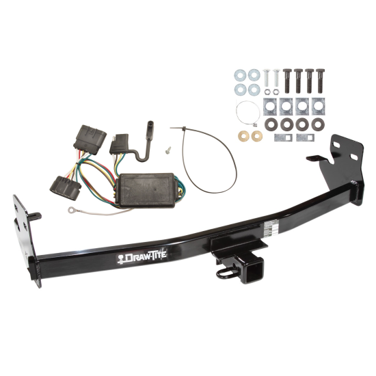 Trailer Tow Hitch For 04-12 Chevy Colorado GMC Canyon 06-08 Isuzu i-280 i-290 i-350 i-370 w/ Wiring Harness Kit