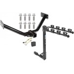 Trailer Tow Hitch w/ 4 Bike Rack For 07-13 Acura MDX 4 Bike Rack tilt away adult or child arms fold down carrier w/ Lock and Cover