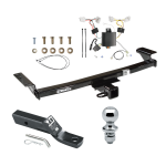 Trailer Tow Hitch For 09-14 Nissan Murano Complete Package w/ Wiring and 1-7/8" Ball