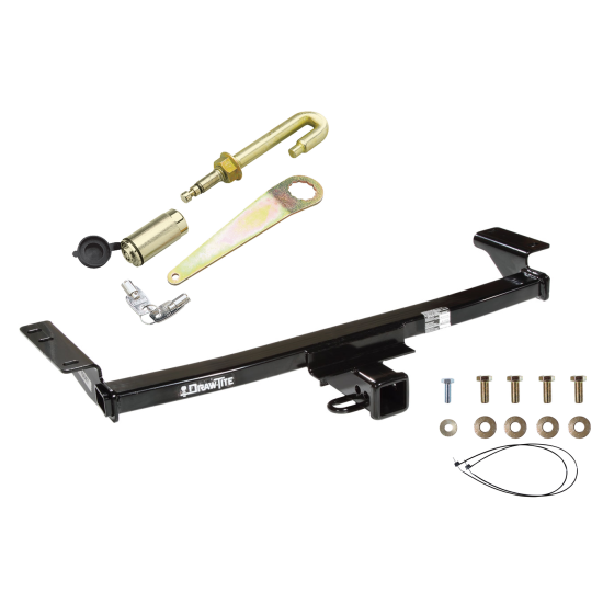 Trailer Tow Hitch For 09-14 Nissan Murano Class 3 2" Towing Receiver New w/ J-Pin Anti-Rattle Lock