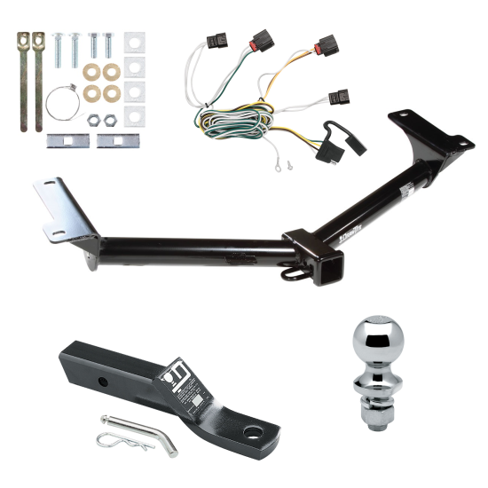 Trailer Tow Hitch For 2010 Dodge Journey Complete Package w/ Wiring and 1-7/8" Ball