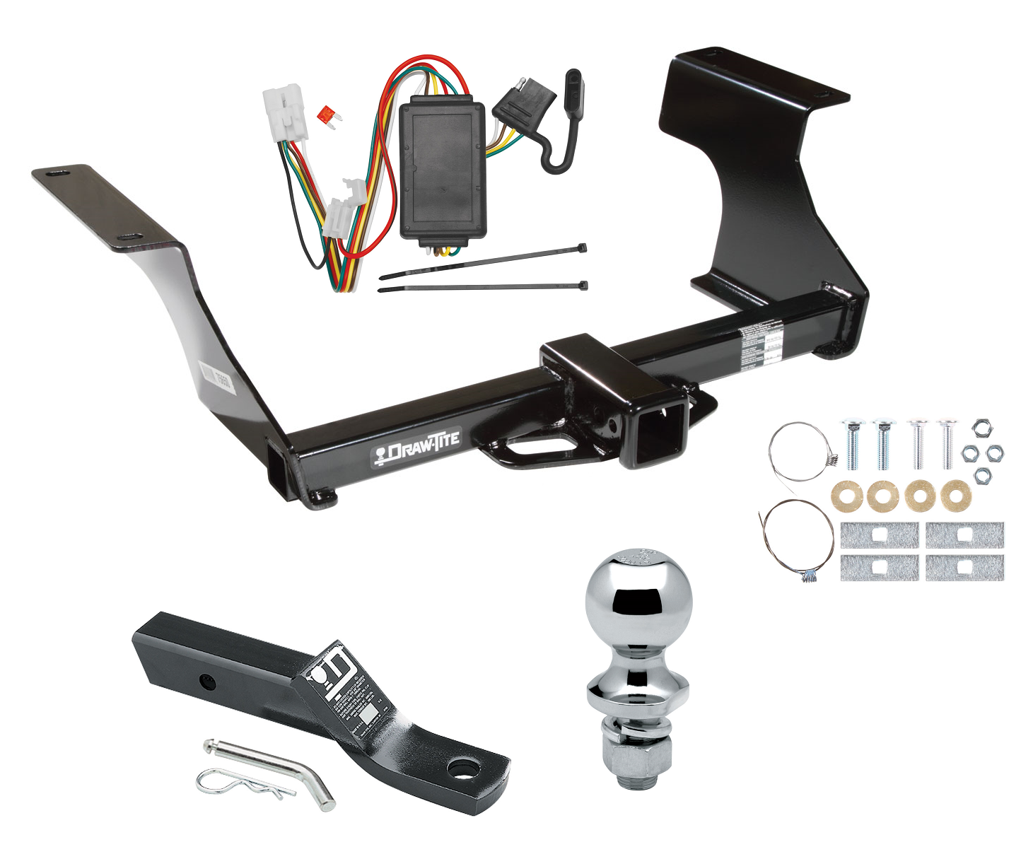 Trailer Tow Hitch For 09-13 Subaru Forester Complete Package w