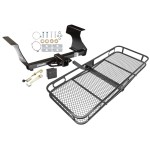 Trailer Tow Hitch For 09-13 Subaru Forester Basket Cargo Carrier Platform Hitch Lock and Cover