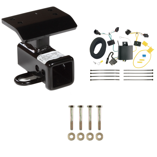 Trailer Tow Hitch For 12-17 Volkswagen Tiguan w/ Wiring Harness Kit