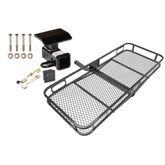 Trailer Tow Hitch For 09-17 Volkswagen Tiguan Basket Cargo Carrier Platform Hitch Lock and Cover