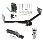 Trailer Tow Hitch For 03-04 Honda Element Complete Package w/ Wiring and 1-7/8" Ball