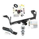 Trailer Tow Hitch For 10-17 Volvo XC60 Complete Package w/ Wiring and 1-7/8" Ball