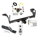 Trailer Tow Hitch For 10-17 Volvo XC60 Complete Package w/ Wiring and 2" Ball