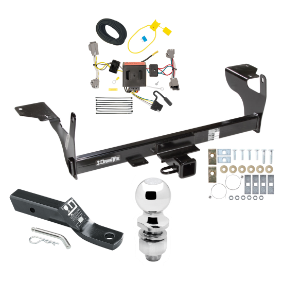 Trailer Tow Hitch For 10-17 Volvo XC60 Complete Package w/ Wiring and 2" Ball