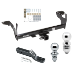 Trailer Tow Hitch For 10-17 Volvo XC60 Receiver w/ 1-7/8" and 2" Ball