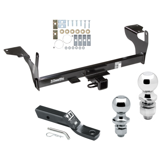 Trailer Tow Hitch For 10-17 Volvo XC60 Receiver w/ 1-7/8" and 2" Ball