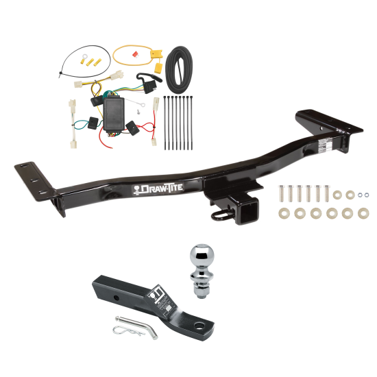 Trailer Tow Hitch For 10-12 Lexus RX350 Except F Sport Complete Package w/ Wiring and 1-7/8" Ball