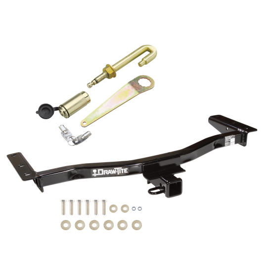 Trailer Tow Hitch For 10-15 Lexus RX350 Except F Sport 10-15 RX450h Class 3 2" Towing Receiver w/ J-Pin Anti-Rattle Lock