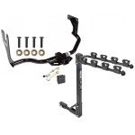 Trailer Tow Hitch w/ 4 Bike Rack For 10-13 Ford Trasit Connect tilt away adult or child arms fold down carrier w/ Lock and Cover