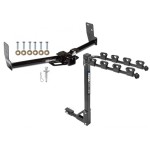 Trailer Tow Hitch w/ 4 Bike Rack For 10-16 Cadillac SRX tilt away adult or child arms fold down carrier