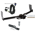 Trailer Tow Hitch For 10-16 Cadillac SRX w/ Factory Tow Package w/ Wiring and 1-7/8" Ball